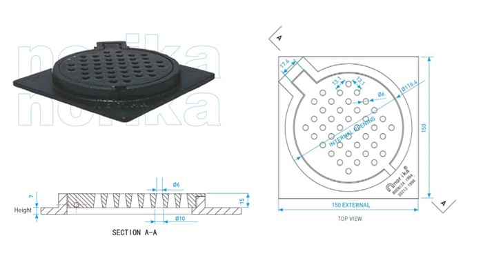 Ductile Iron Car Park Grating